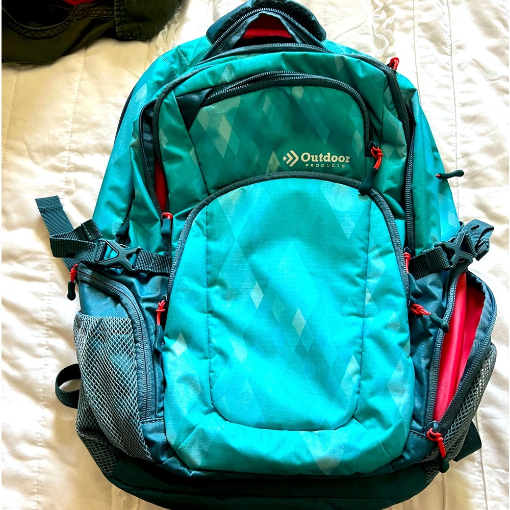 Outdoor backpack great for travel, hikes, etc! For male or female